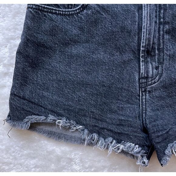 Abercrombie & Fitch Annie High Rise Shorts with Black & White Racer Stripes, 24 - Picture 8 of 16